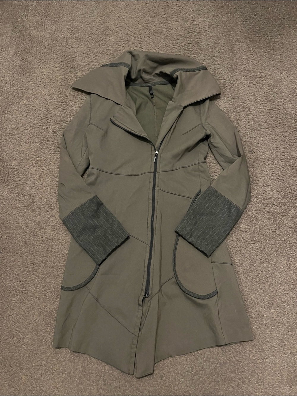 Porto San Francisco Lagenlook Asymmetrical Coat - Picture 2 of 8
